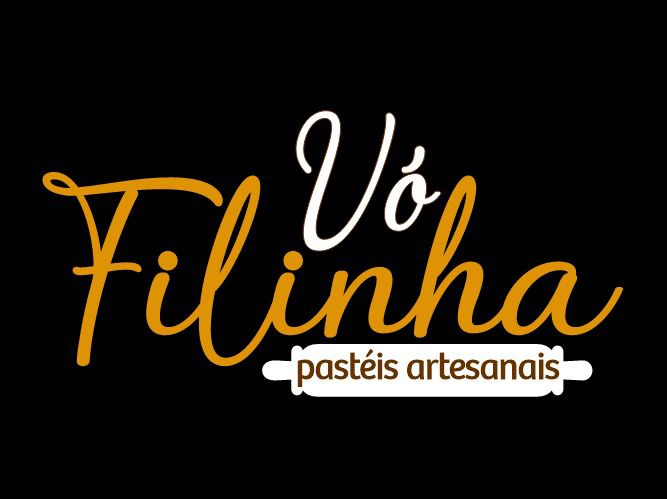 Logo da Pastelaria Vó Filinha